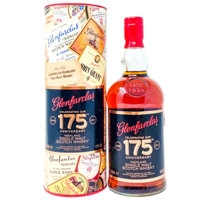Glenfarclas 175th Anniversary Single Malt Scotch Whisky, 70cl, 43% ABV