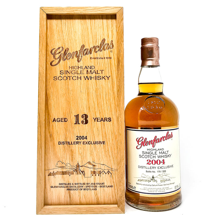 Glenfarclas 2004 Distillery Exclusive 13 Year Old Single Malt Scotch Whisky, 70cl, 57.5% ABV
