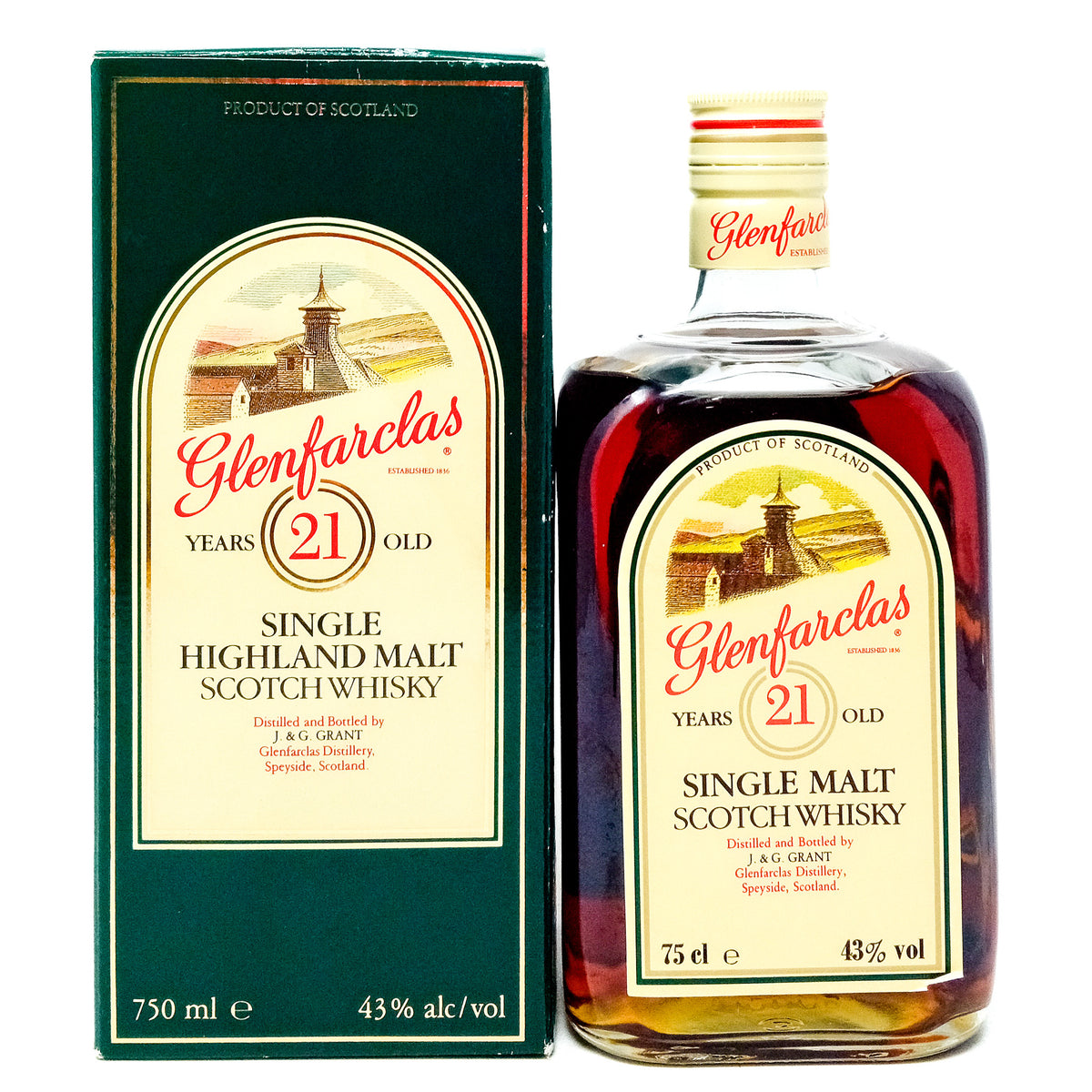 Glenfarclas 21 Year Old Single Malt | Old and Rare