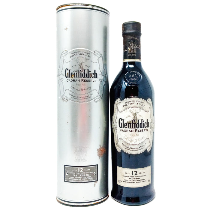 Glenfiddich 12 Year Old Caoran Reserve Single Malt Scotch Whisky, 70cl, 40% ABV