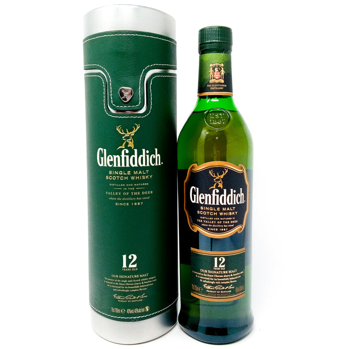 Glenfiddich 12 Year Old Single Malt Scotch Whisky, 70cl, 40% ABV