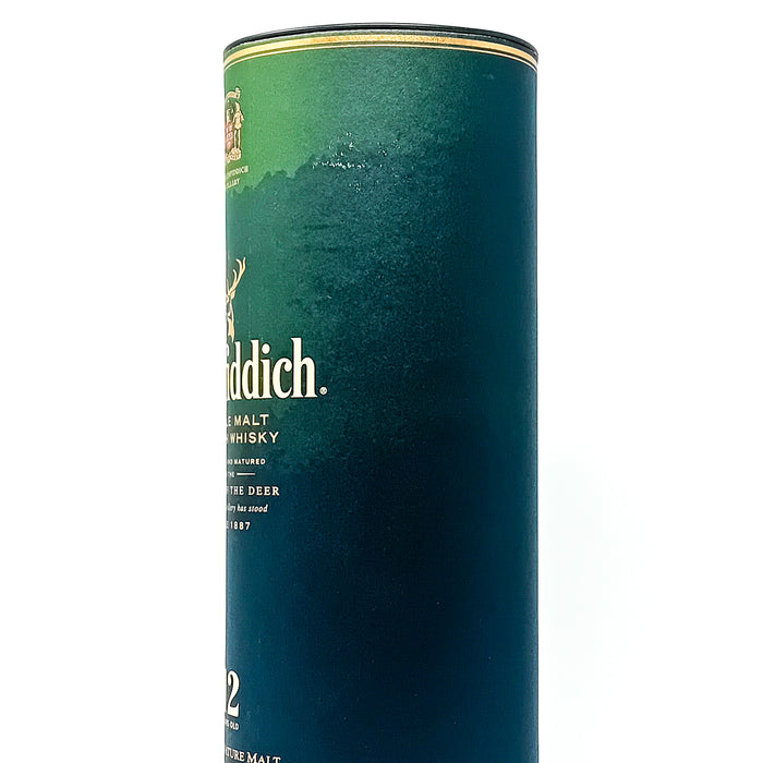 Glenfiddich 12 Year Old Single Malt Scotch Whisky, 1L, 40% ABV