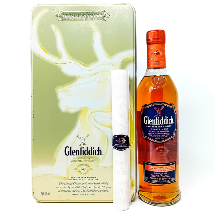 Glenfiddich 125th Anniversary Single Malt Scotch Whisky, 70cl, 43% ABV