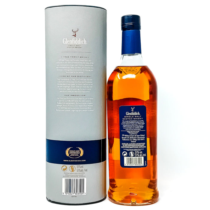 Glenfiddich 15 Year Old Distillery Edition Single Malt Scotch Whisky, 1L, 51% ABV