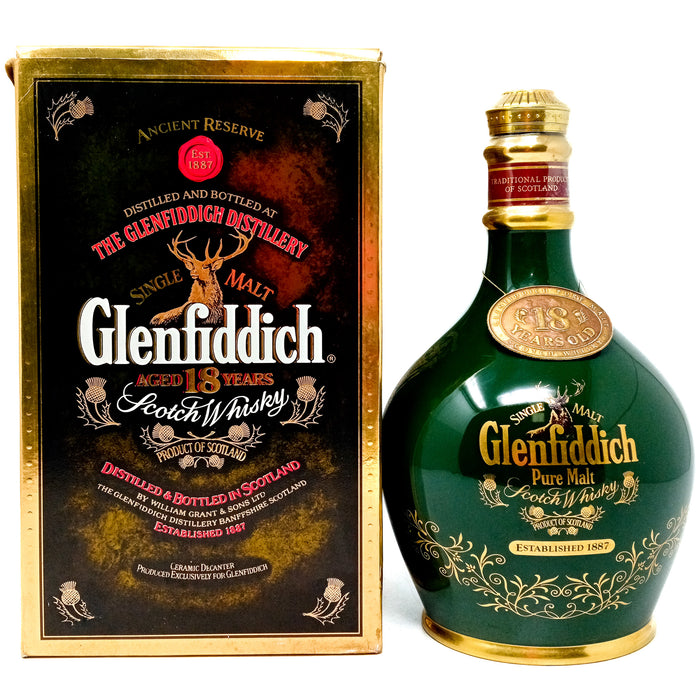 Glenfiddich 18 Year Old Ancient Reserve Single Malt Scotch Whisky, 70cl, 43% ABV