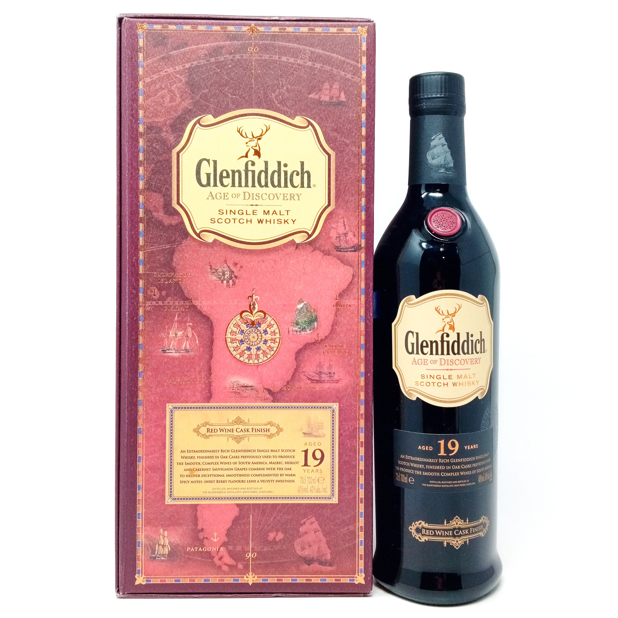 Glenfiddich 19 Year Old Age of Discovery Red Wine Cask Finish Single M