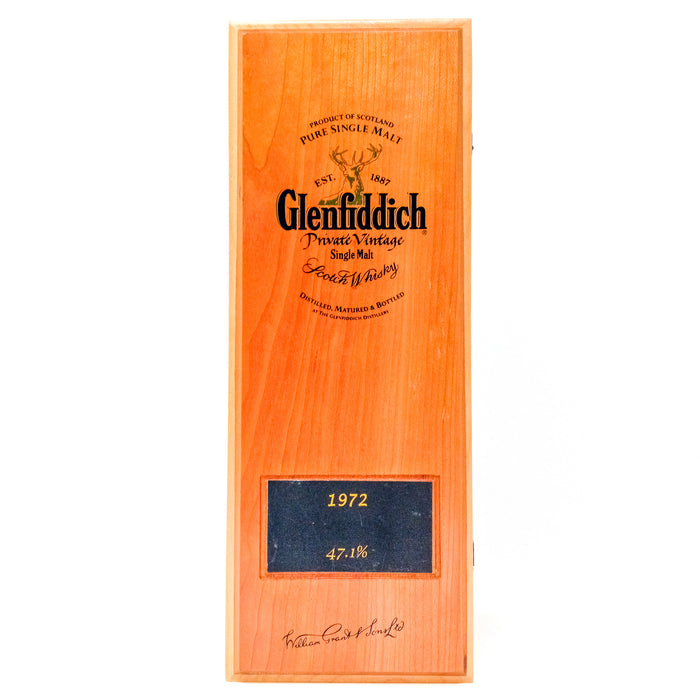Glenfiddich 1972 Private Vintage Single Malt Scotch Whisky, 70cl, 47.1% ABV