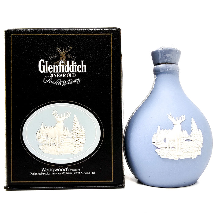 Glenfiddich 21 Year Old Wedgwood Decanter Single Malt Scotch Whisky,Miniature, 5cl, 43% ABV