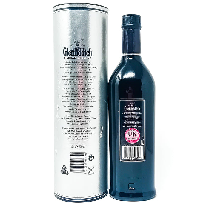 Glenfiddich 12 Year Old Caoran Reserve Single Malt Scotch Whisky, 70cl, 40% ABV