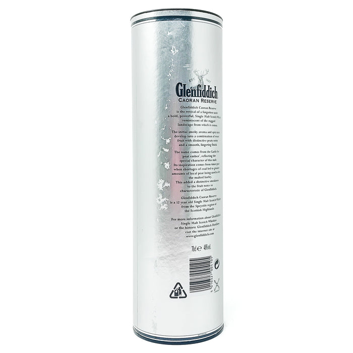 Glenfiddich 12 Year Old Caoran Reserve Single Malt Scotch Whisky, 70cl, 40% ABV