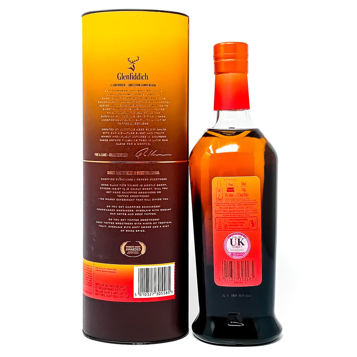Glenfiddich Fire & Cane Single Malt Scotch Whisky, 70cl, 43% ABV
