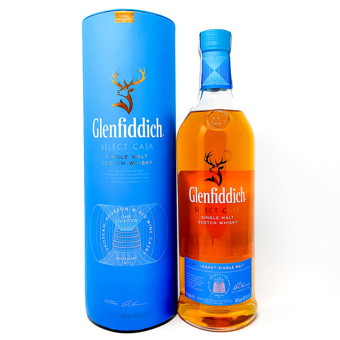 Glenfiddich Select Cask Single Malt Scotch Whisky, 1L, 40% ABV