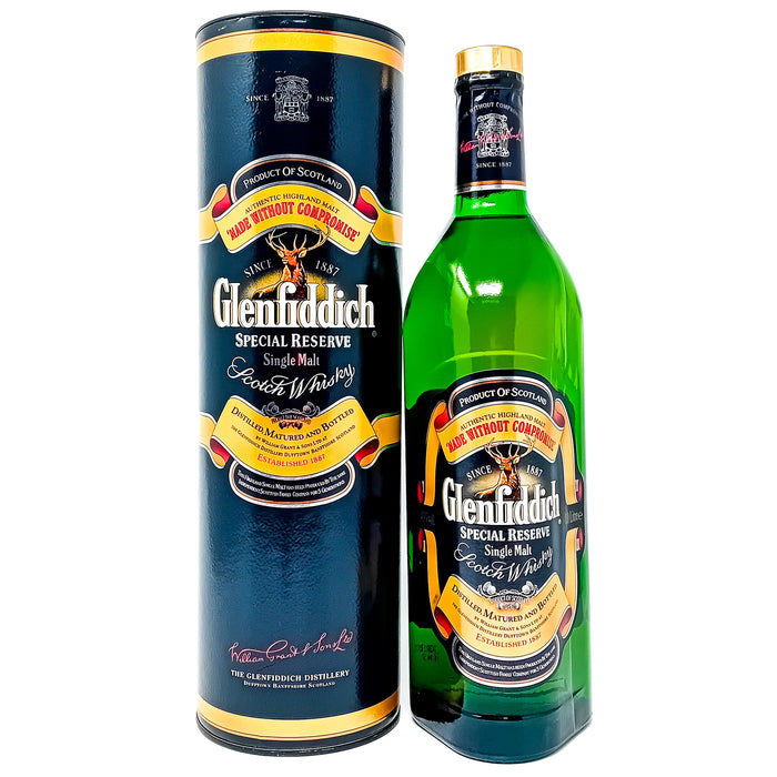 Glenfiddich Special Reserve Single Malt Scotch Whisky, 1L, 43% ABV