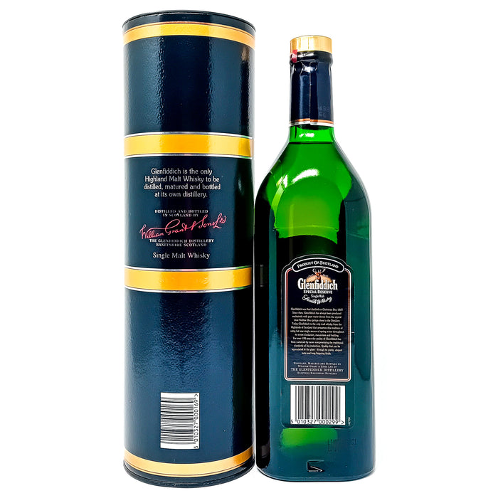 Glenfiddich Special Reserve Single Malt Scotch Whisky, 1L, 43% ABV