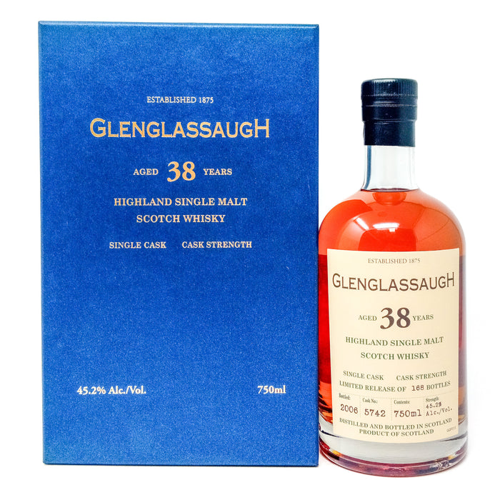 Glenglassaugh 1967 38 Year Old Single Cask #5742 Single Malt Scotch Whisky, 75cl, 45.2% ABV
