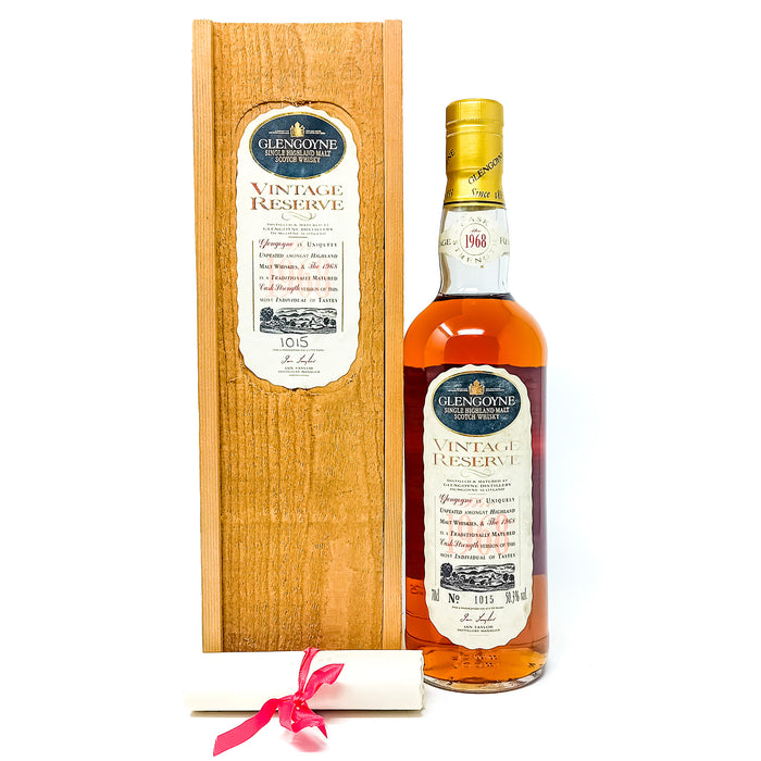 Glengoyne 1968 25 Year Old Vintage Reserve Single Malt Scotch Whisky, 70cl, 50.3% ABV