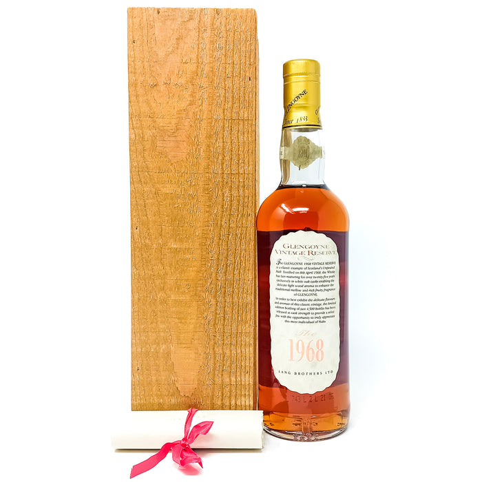 Glengoyne 1968 25 Year Old Vintage Reserve Single Malt Scotch Whisky, 70cl, 50.3% ABV