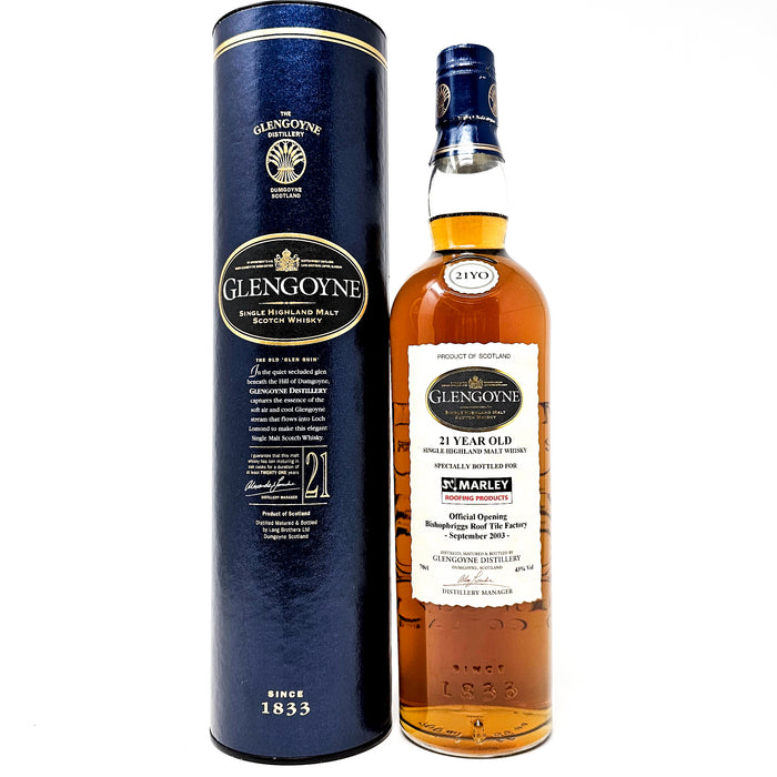 Glengoyne 21 Year Old pre-2013 Personalised Label Single Malt Whisky, 70cl, 43% ABV
