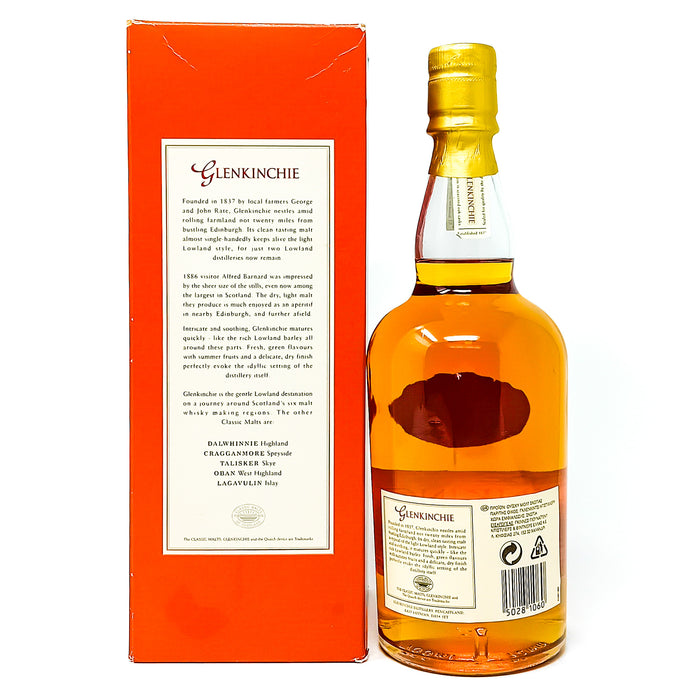 Glenkinchie 10 Year Old Single Malt Scotch Whisky, 70cl, 43% ABV