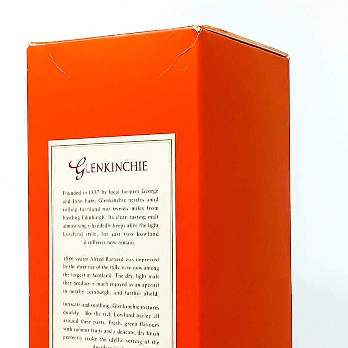 Glenkinchie 10 Year Old Single Malt Scotch Whisky, 70cl, 43% ABV