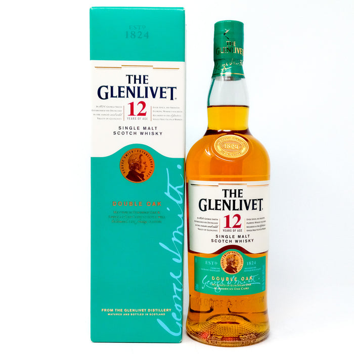 Glenlivet 12 Year Old Double Oak Single Malt Scotch Whisky, 70cl, 40% ABV
