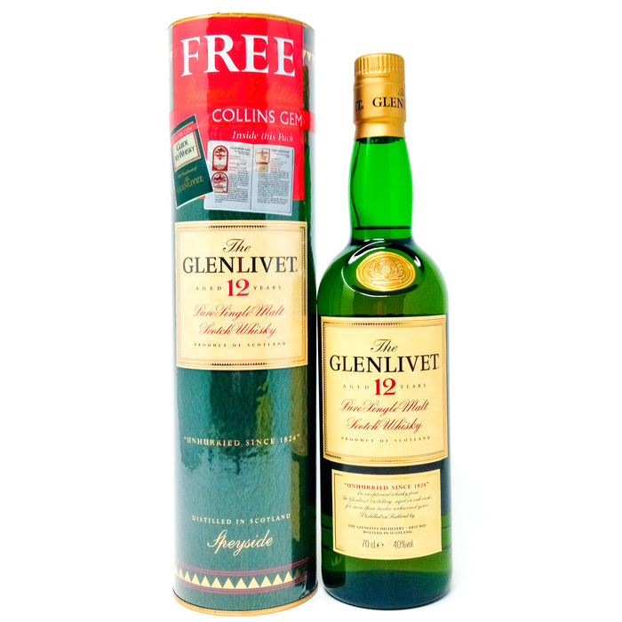 Glenlivet 12 Year Old Single Malt Scotch Whisky, 70cl, 40% ABV