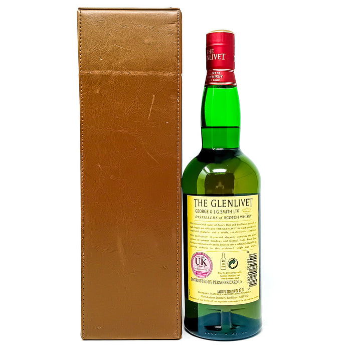 Glenlivet 12 Year Old Single Malt Scotch Whisky, 70cl, 40% ABV