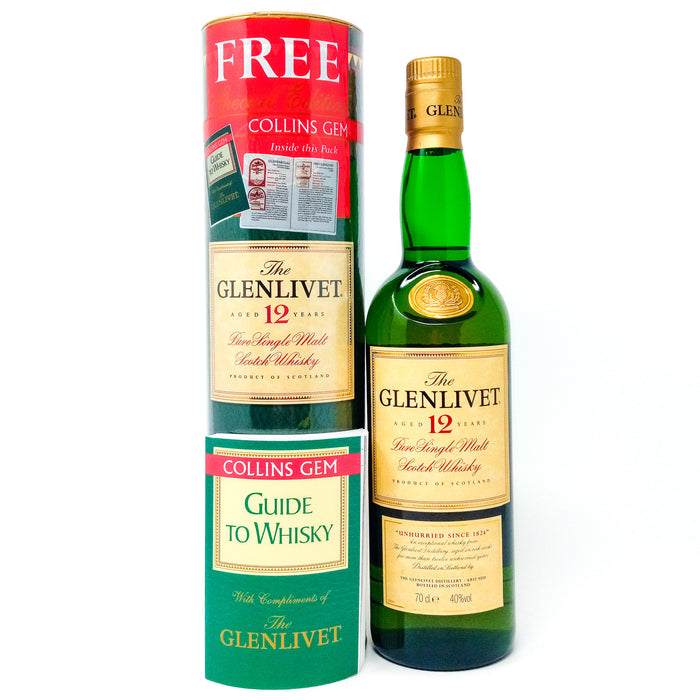 Glenlivet 12 Year Old Single Malt Scotch Whisky, 70cl, 40% ABV