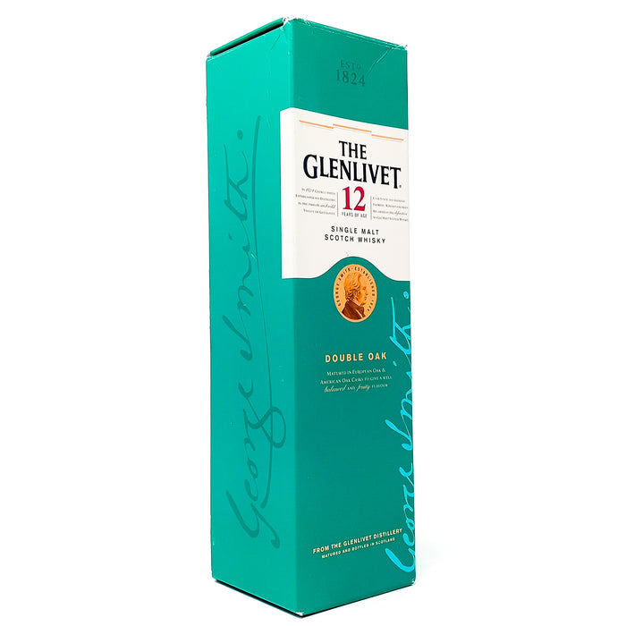 Glenlivet 12 Year Old Double Oak Single Malt Scotch Whisky, 70cl, 40% ABV