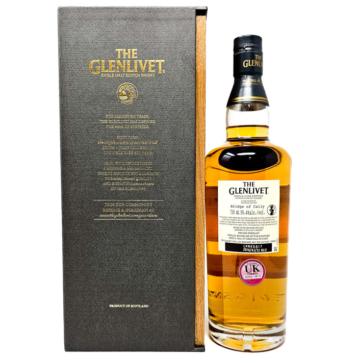 Glenlivet 2018 15 Year Old Single Cask #15833 Single Malt Scotch Whisky, 75cl, 59.4% ABV