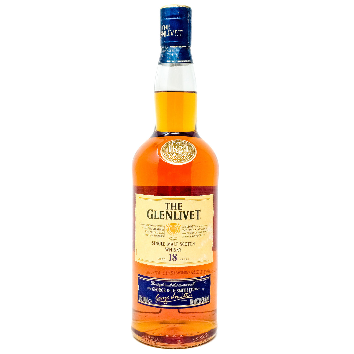 THE GLENLIVET 18年 ザ・グレンリベット（THE GLENLIVET） グレンリヴェット 18年 43