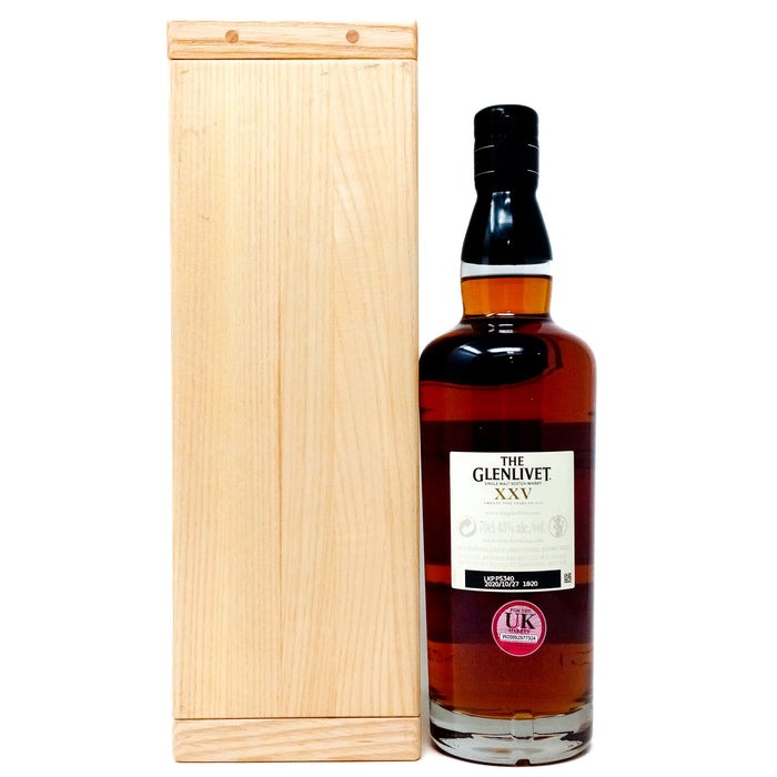 Glenlivet XXV 25 Year Old Batch #0220F Single Malt Scotch Whisky, 70cl, 43% ABV