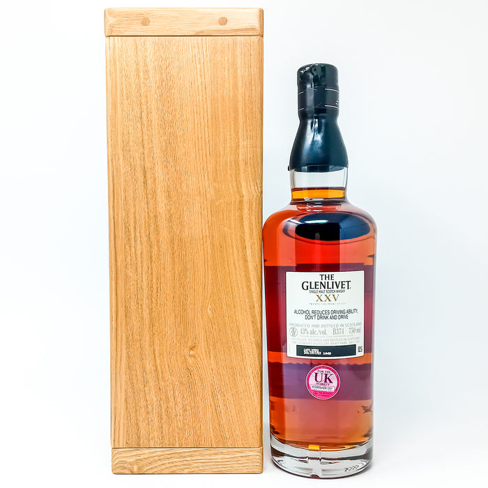 Glenlivet XXV 25 Year Old Batch #0216C Single Malt Scotch Whisky, 75cl, 43% ABV