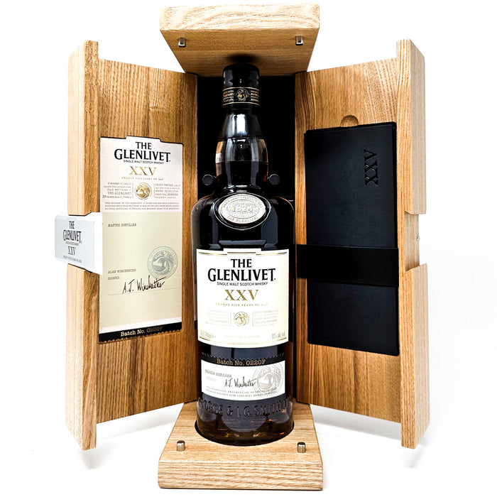 Glenlivet XXV 25 Year Old Batch #0220F Single Malt Scotch Whisky, 70cl, 43% ABV