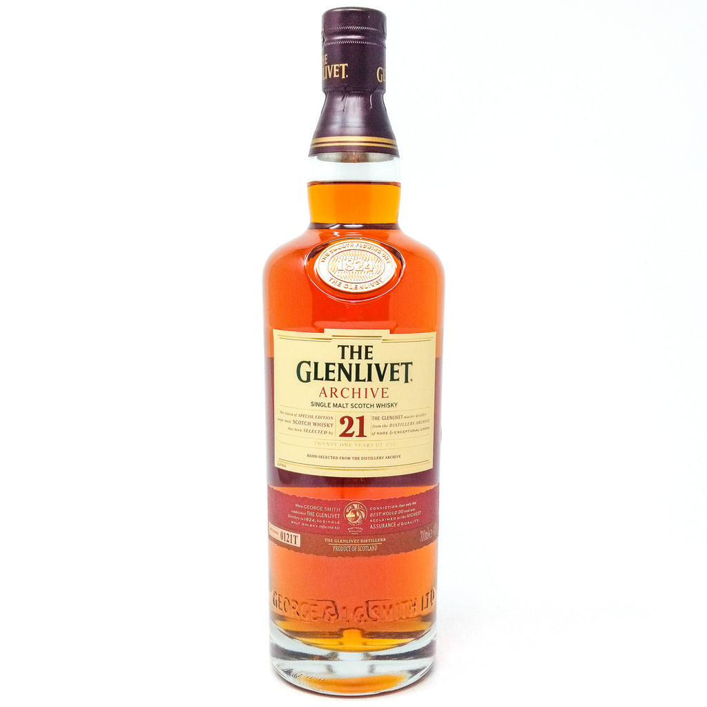 Whisky Malt Single Old Year 21 Glenlivet 700ml 21年 ARCHIVE GLENLIVET THE - Elegance Sophisticated ウイスキー