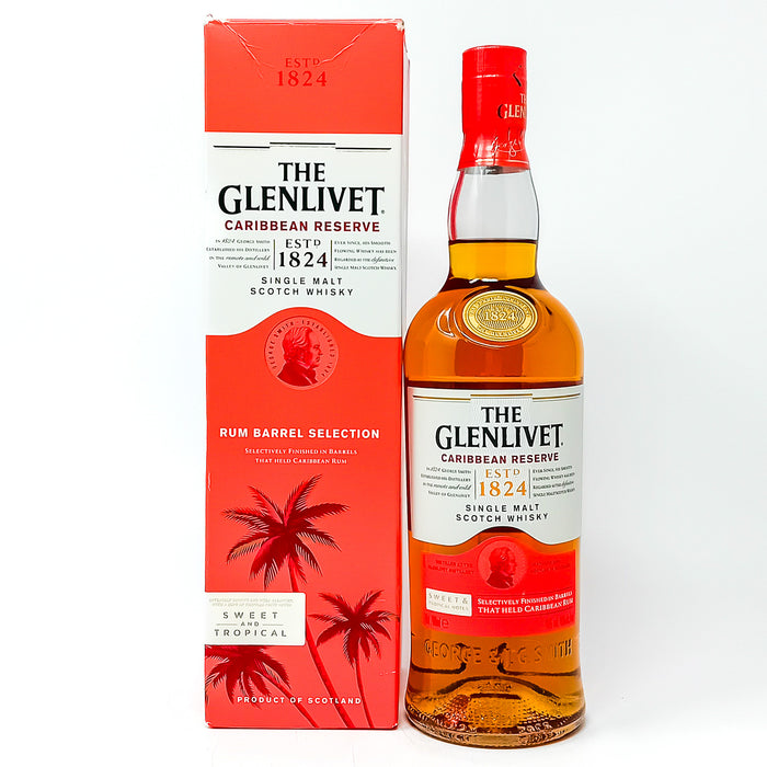 Glenlivet Caribbean Reserve Rum Barrel Selection Single Malt Scotch Whisky, 70cl, 40% ABV