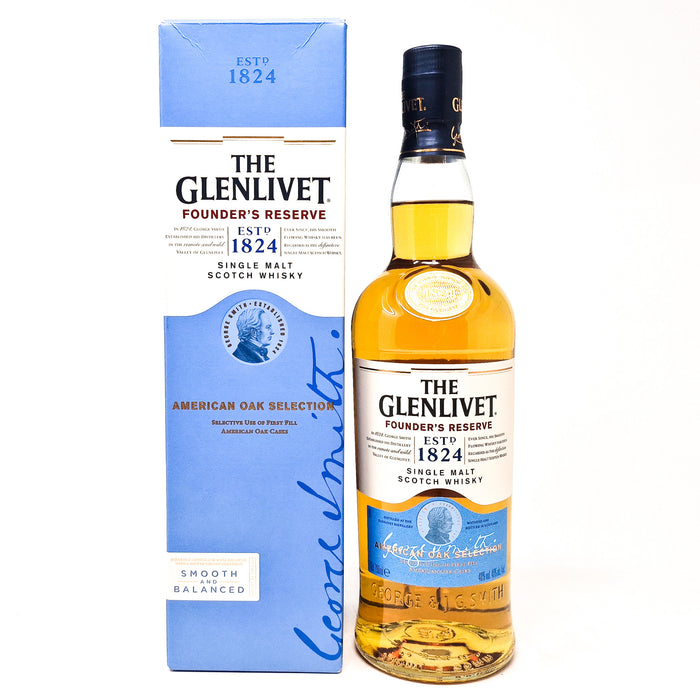 Glenlivet Founder's Reserve American Oak Selection Single Malt Scotch Whisky, 70cl, 40% ABV