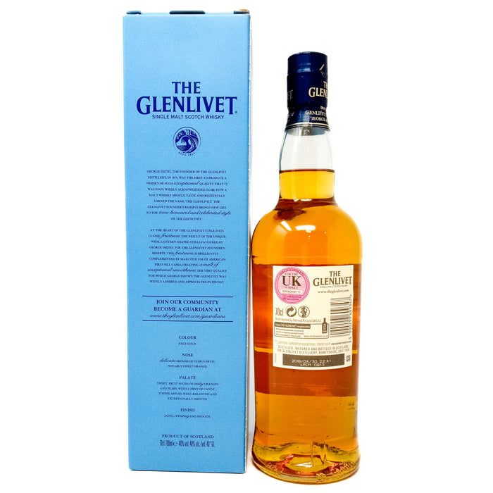 Glenlivet Founder's Reserve Single Malt Scotch Whisky, 70cl, 40% ABV