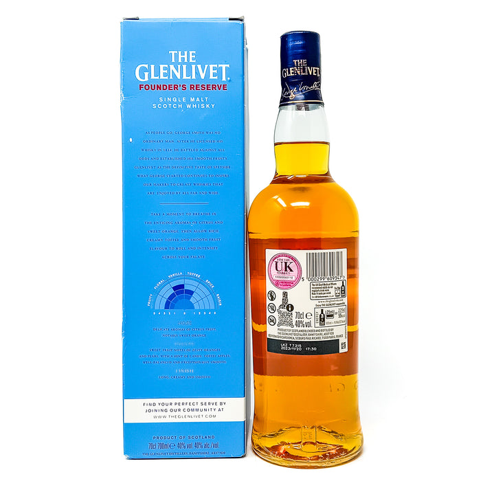 Glenlivet Founder's Reserve American Oak Selection Single Malt Scotch Whisky, 70cl, 40% ABV