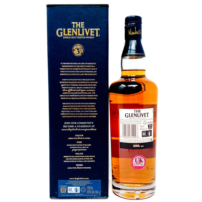 Glenlivet Master Distiller's Reserve Small Batch #010 Single Malt Scotch Whisky, 70cl, 40% ABV