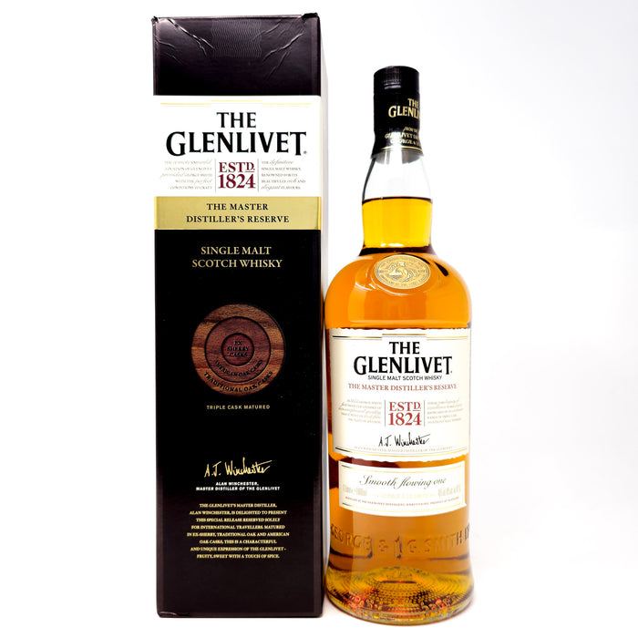 Glenlivet The Master Distiller's Reserve Single Malt Scotch Whisky, 1L, 40% ABV