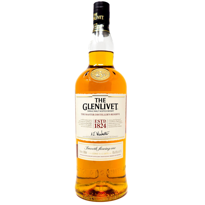 Glenlivet Master Distiller's Reserve Single Malt Scotch Whisky, 1L, 40% ABV