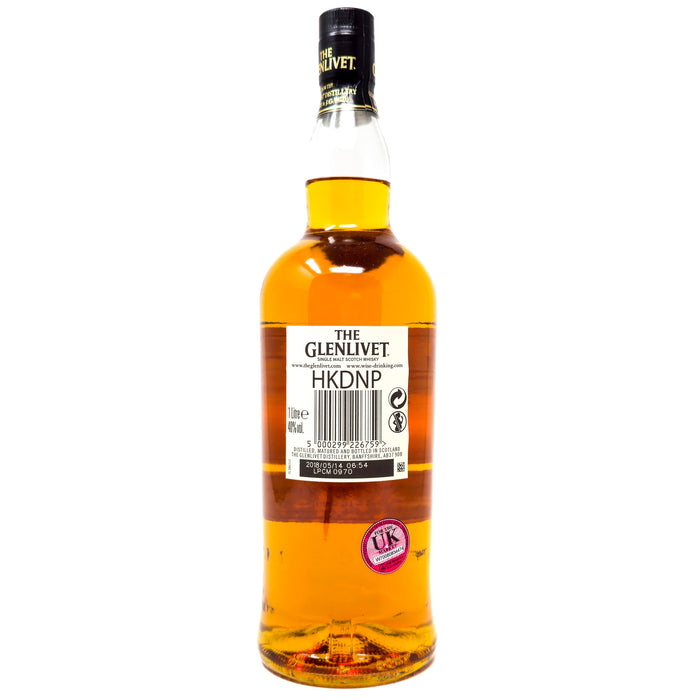 Glenlivet Master Distiller's Reserve Single Malt Scotch Whisky, 1L, 40% ABV