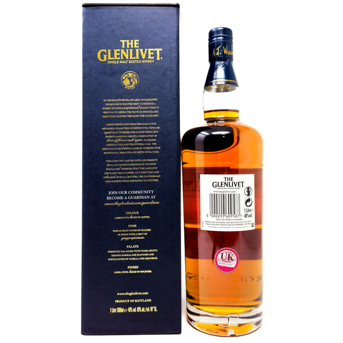 Glenlivet Triple Cask Matured Small Batch Release No. 9378/004 Single Malt Scotch Whisky, 1L, 40% ABV