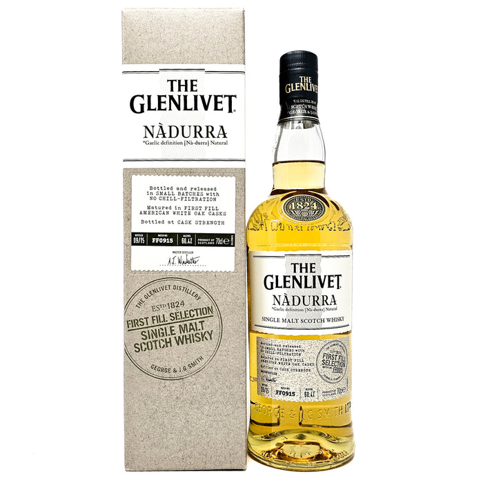Glenlivet Nadurra First Fill Matured Batch #FF0915 Single Malt Scotch Whisky, 70cl, 60.4% ABV