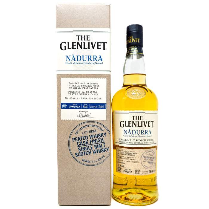 Glenlivet Nadurra Peated Cask Batch PW0717 Single Malt Scotch Whisky, 75cl, 61.8% ABV