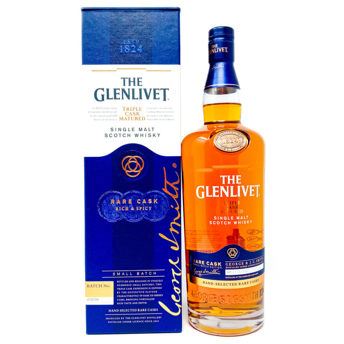 Glenlivet Triple Cask Matured Small Batch Release No. 9378/016 Single Malt Scotch Whisky, 1L, 40% ABV