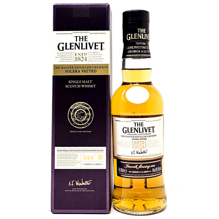Glenlivet Master Distiller's Solera Vatted Single Malt  Scotch Whisky, Half Bottle, 20cl, 40% ABV