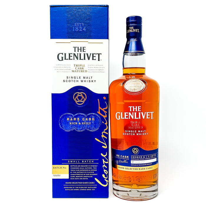 Glenlivet Triple Cask Matured Small Batch Release No. 9378/012 Single Malt Scotch Whisky, 1L, 40% ABV