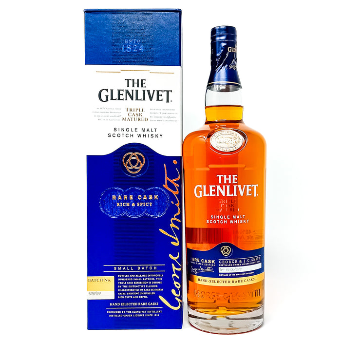 Glenlivet Triple Cask Matured Small Batch Release No. 9378/020 Single Malt Scotch Whisky, 1L, 40% ABV